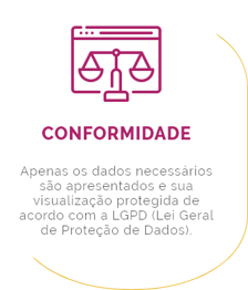 CONFORMIDADE Acesse as informações sem infringir a Lei Geral de Proteção de Dados (LGPD). 